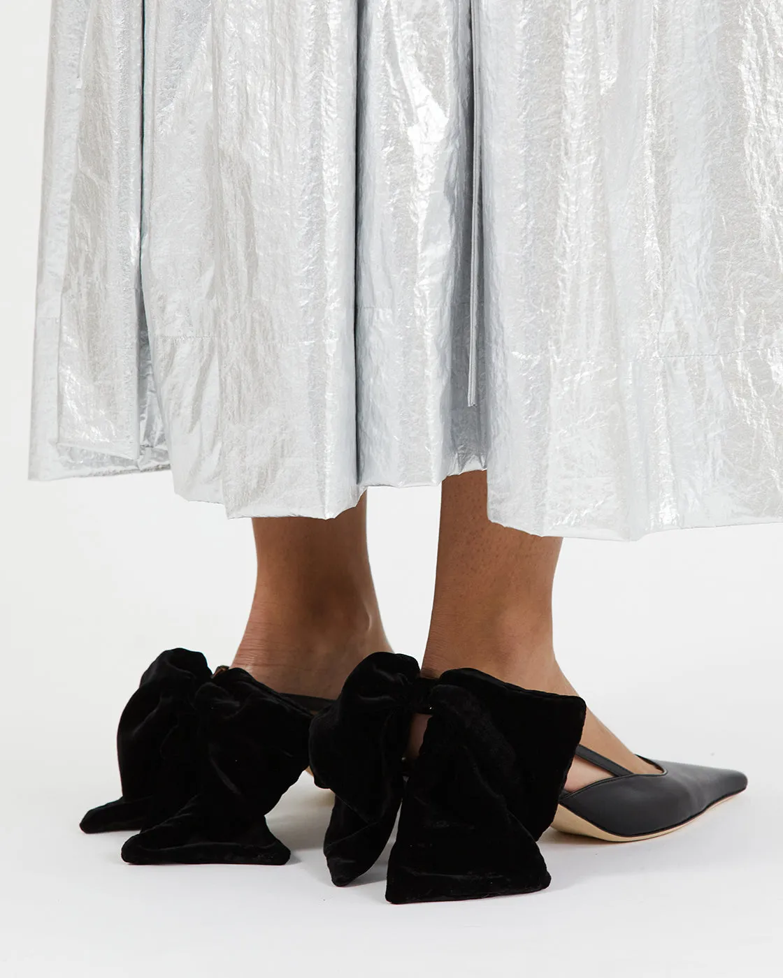 Lou Kitten Heels Leather Black sold by Rejina Pyo product image thumbnail 3