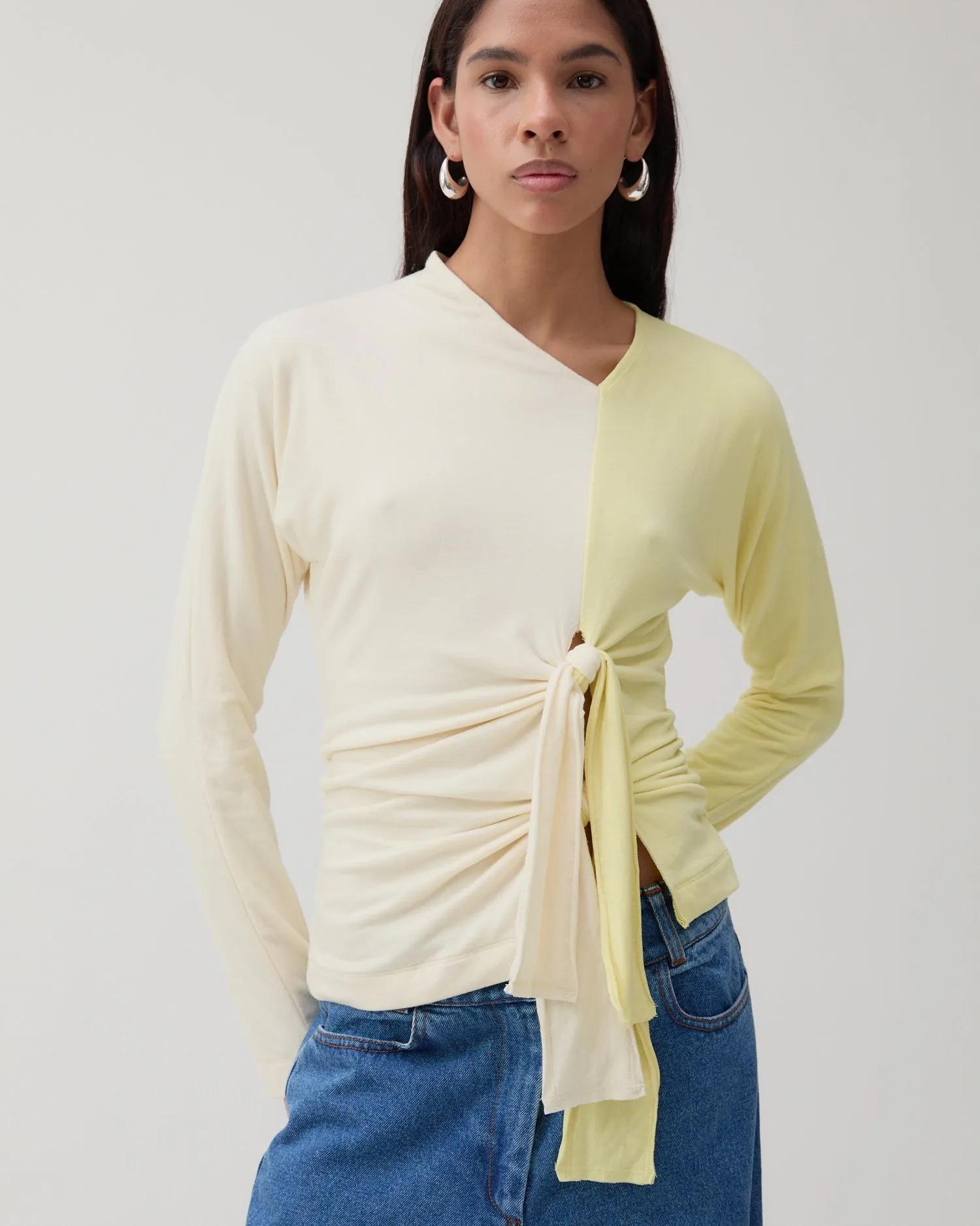 Analyn Top Tencel Blend Jersey Yellow sold by Rejina Pyo product image thumbnail 2