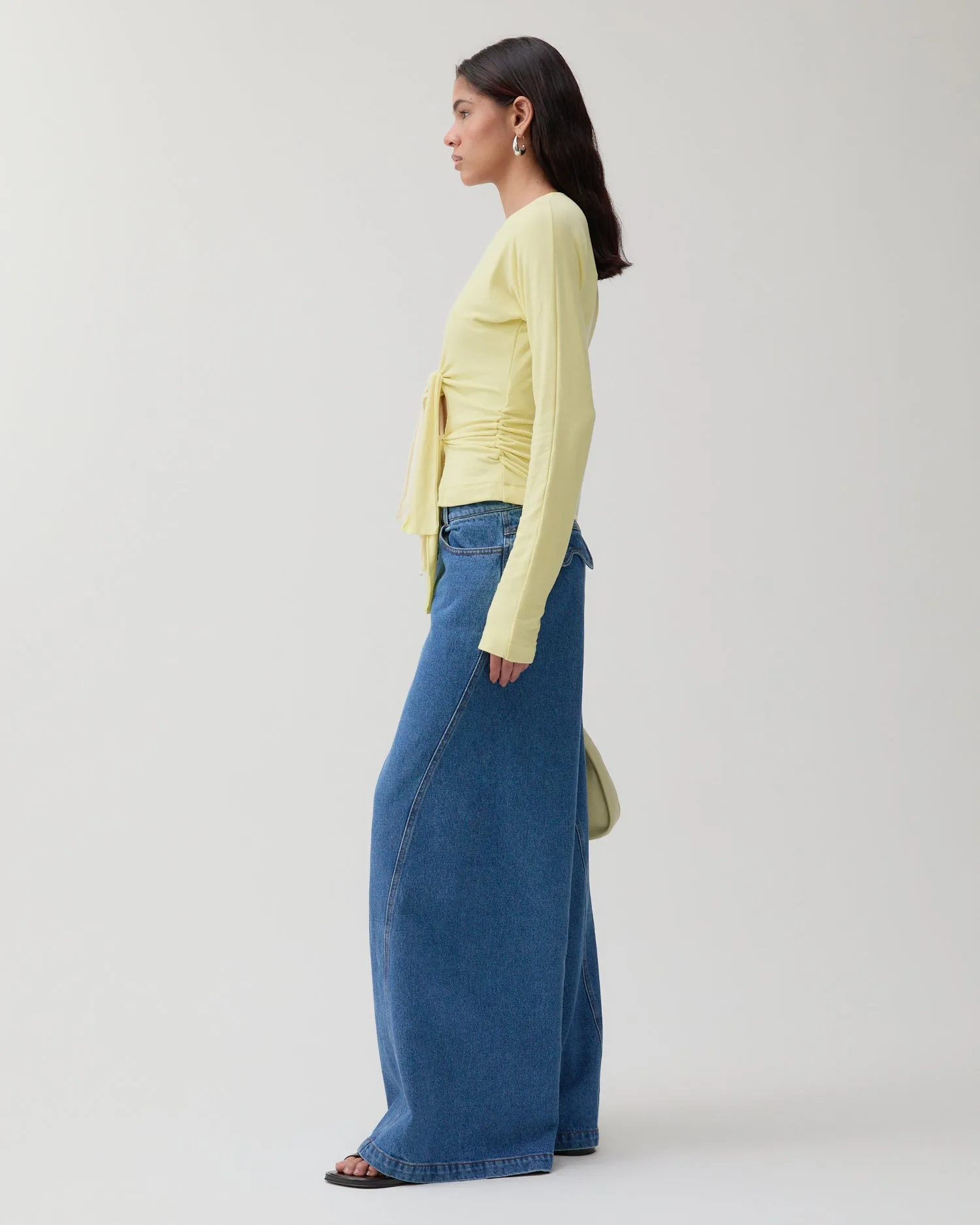 Analyn Top Tencel Blend Jersey Yellow sold by Rejina Pyo product image thumbnail 5