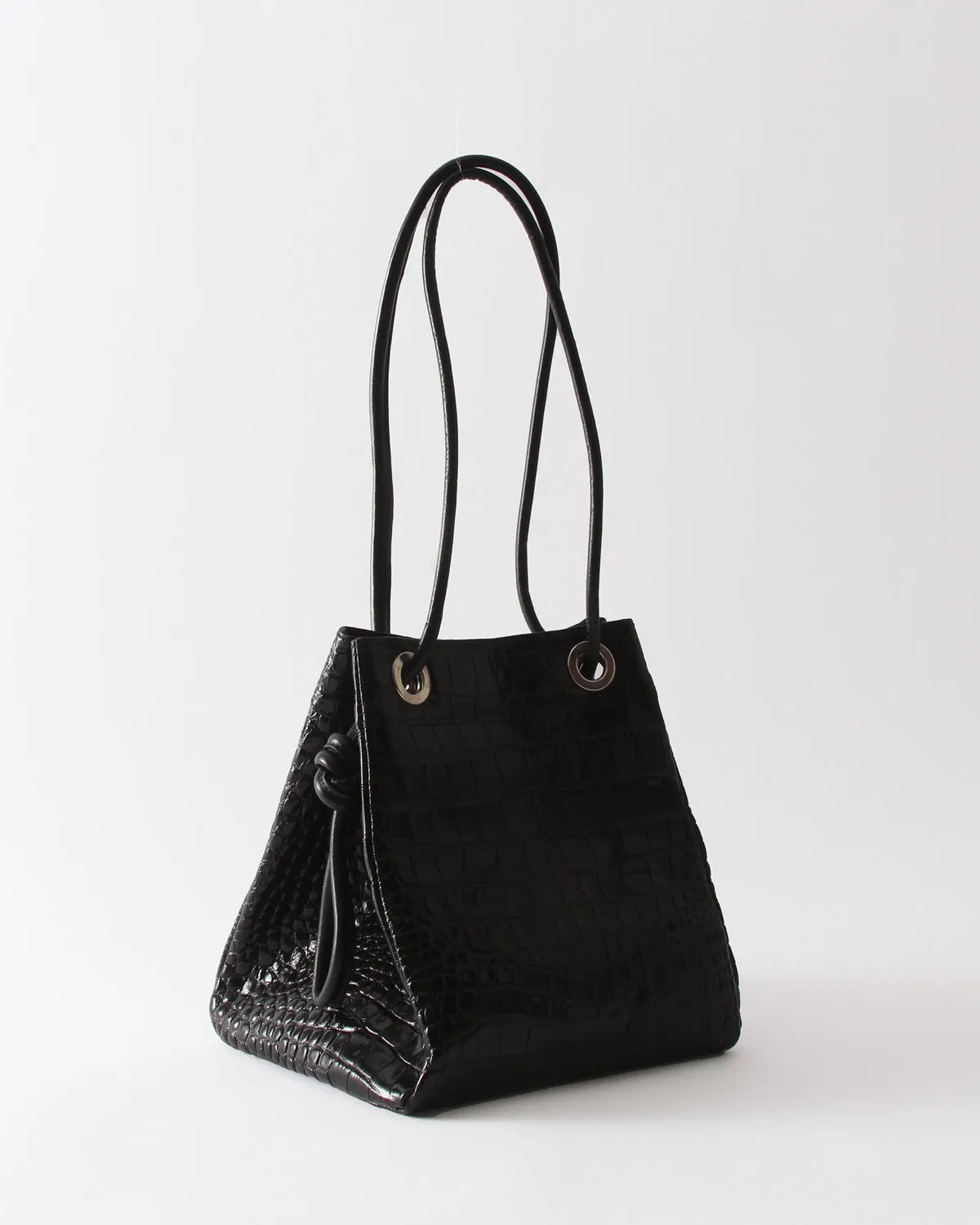 Rita Bucket Leather Embossed Black sold by Rejina Pyo product image thumbnail 4