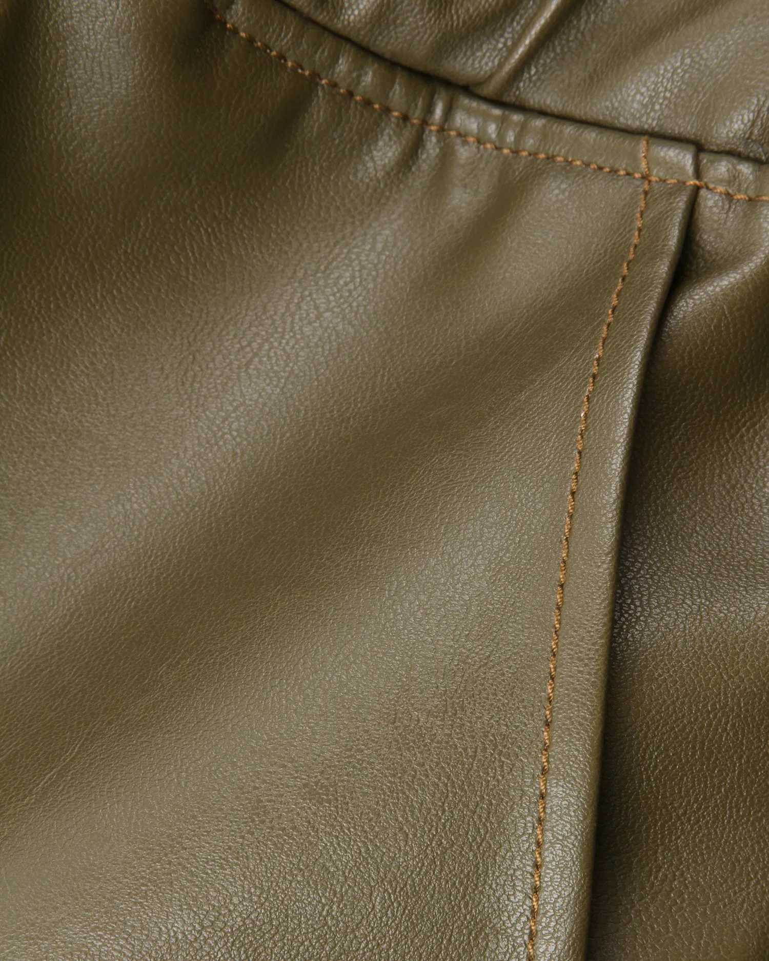 Noemi Trousers Faux Leather Green sold by Rejina Pyo product image thumbnail 4