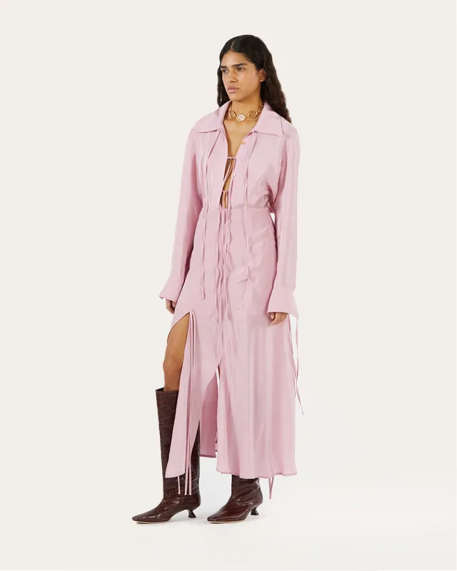 Joey Skirt Viscose Blend Pink made by Rejina Pyo