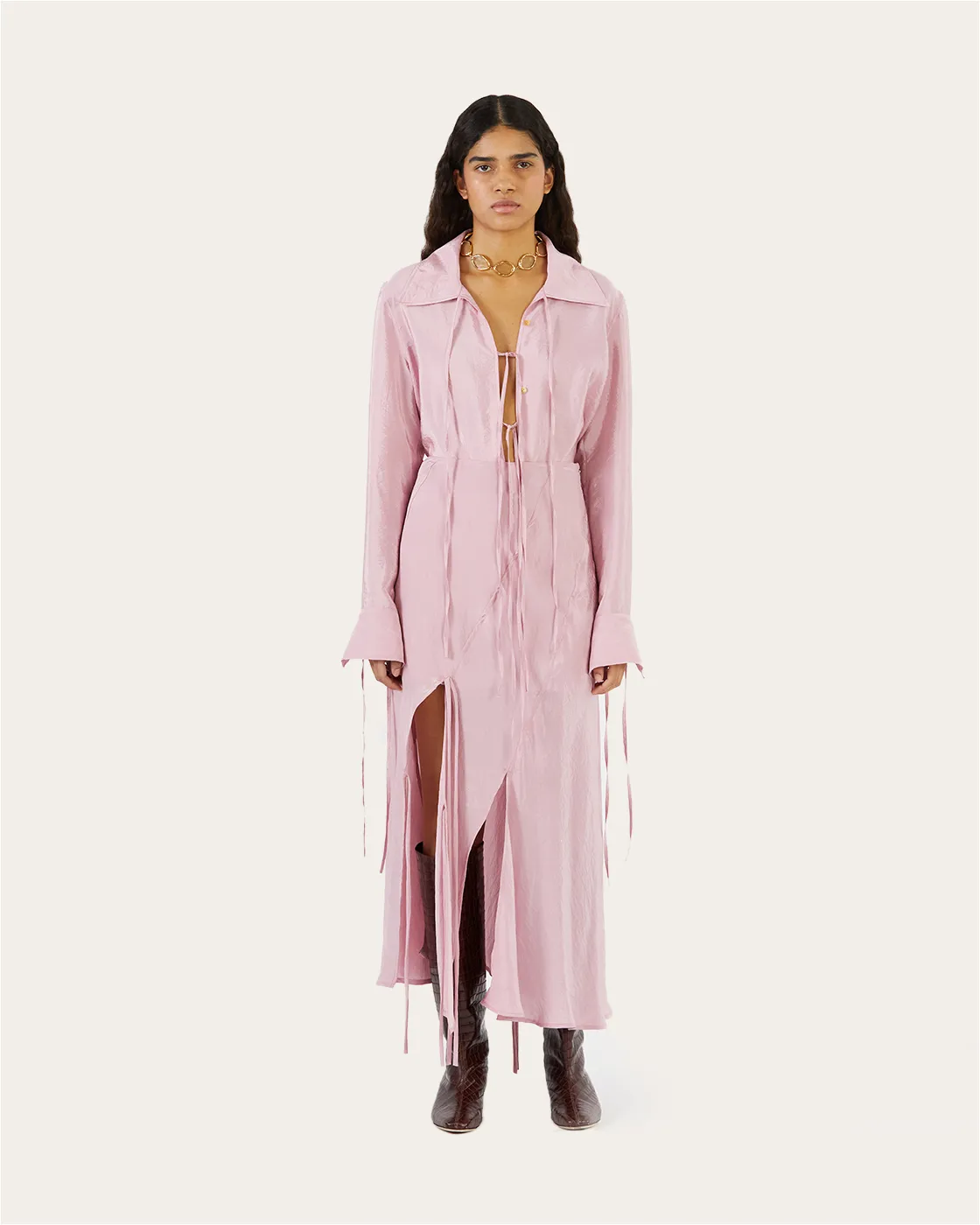 Joey Skirt Viscose Blend Pink sold by Rejina Pyo product image thumbnail 3