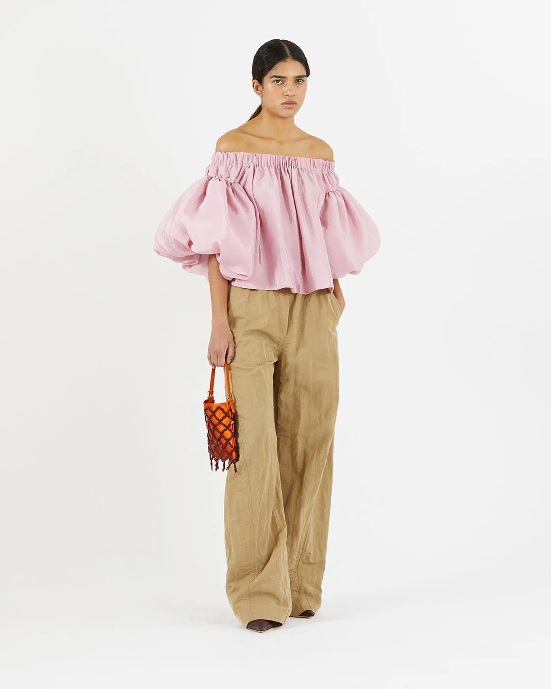 Carly Blouse Viscose Blend Pink sold by Rejina Pyo product image thumbnail 3