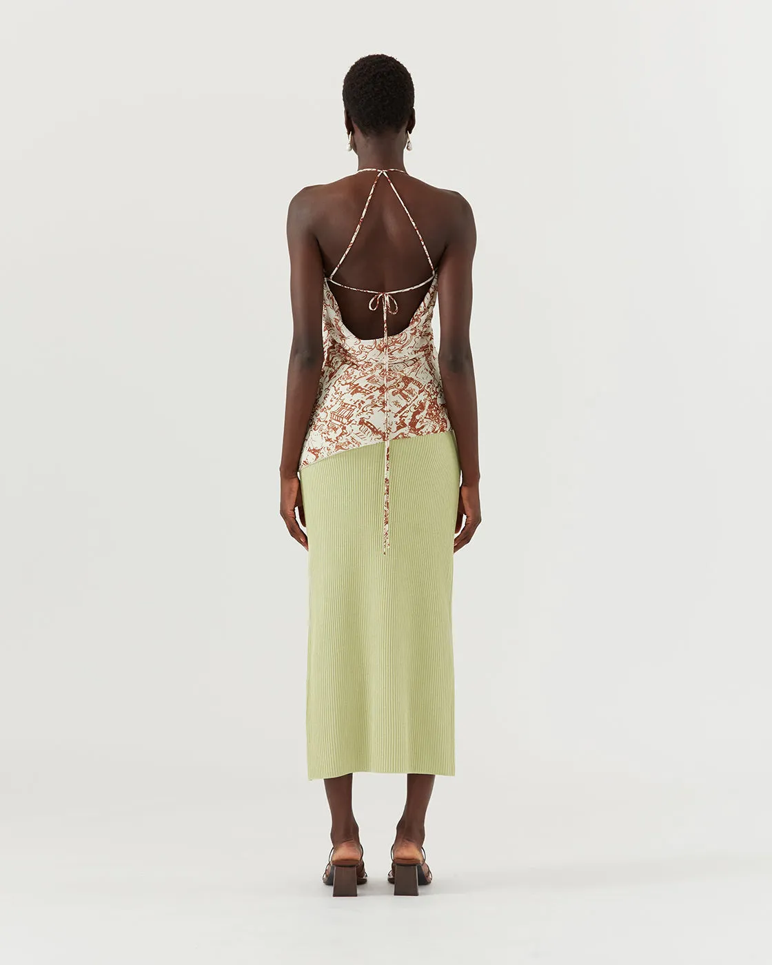 Mei Top Chiffon Printed Brown sold by Rejina Pyo product image thumbnail 5