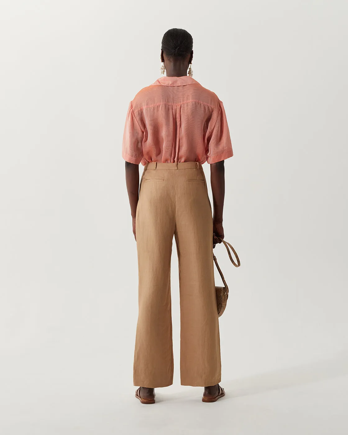 Aletta Trousers Linen Beige sold by Rejina Pyo product image thumbnail 5