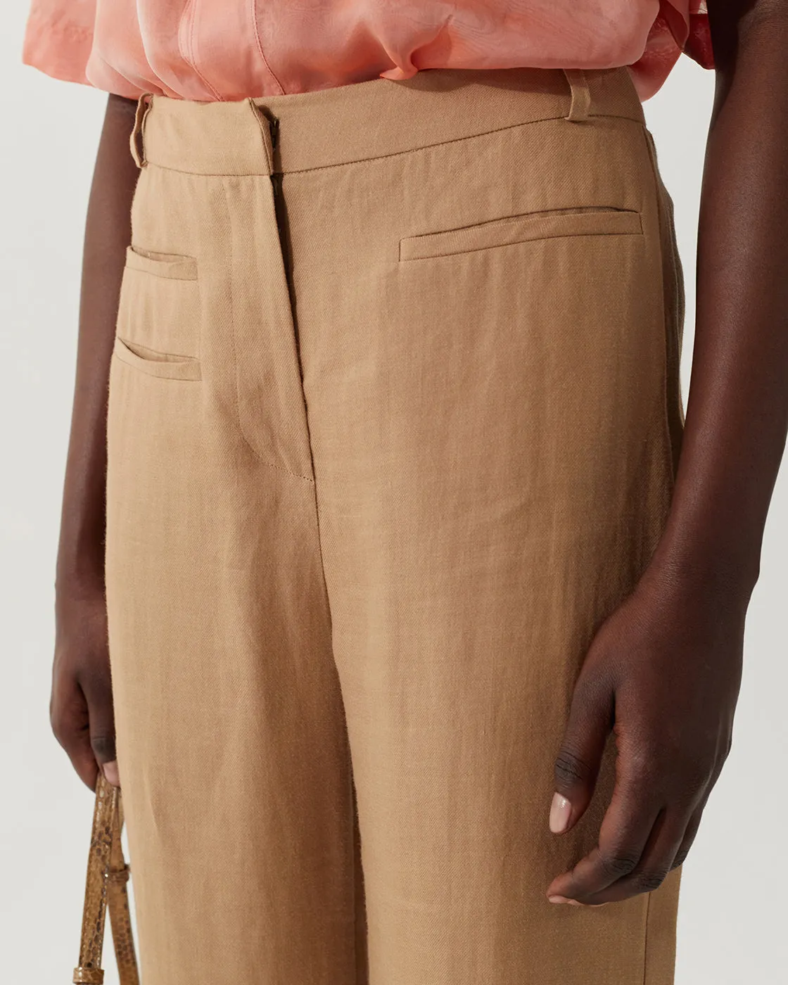 Aletta Trousers Linen Beige sold by Rejina Pyo product image thumbnail 4