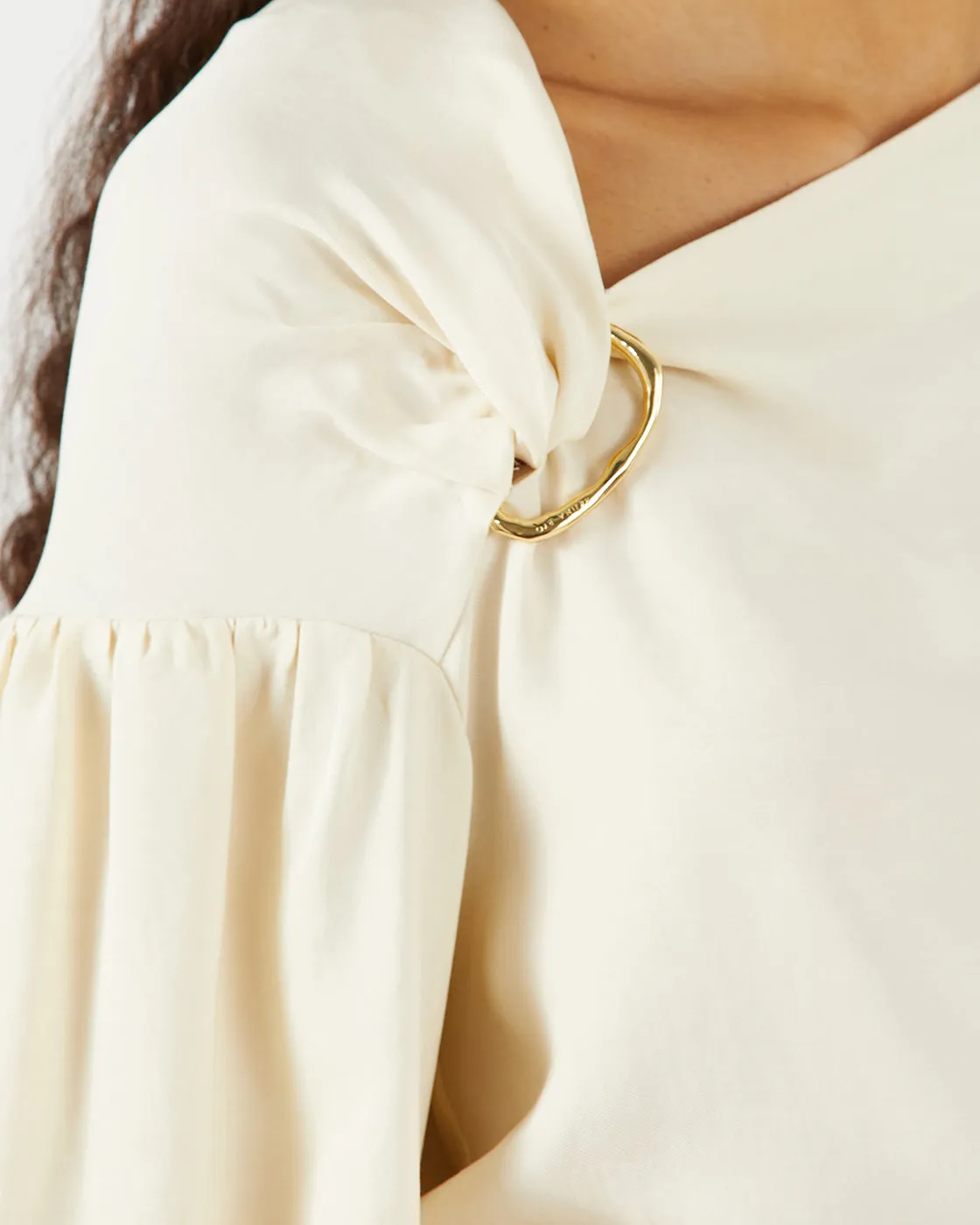 Miller Blouse Tencel Blend Off-White sold by Rejina Pyo product image thumbnail 4