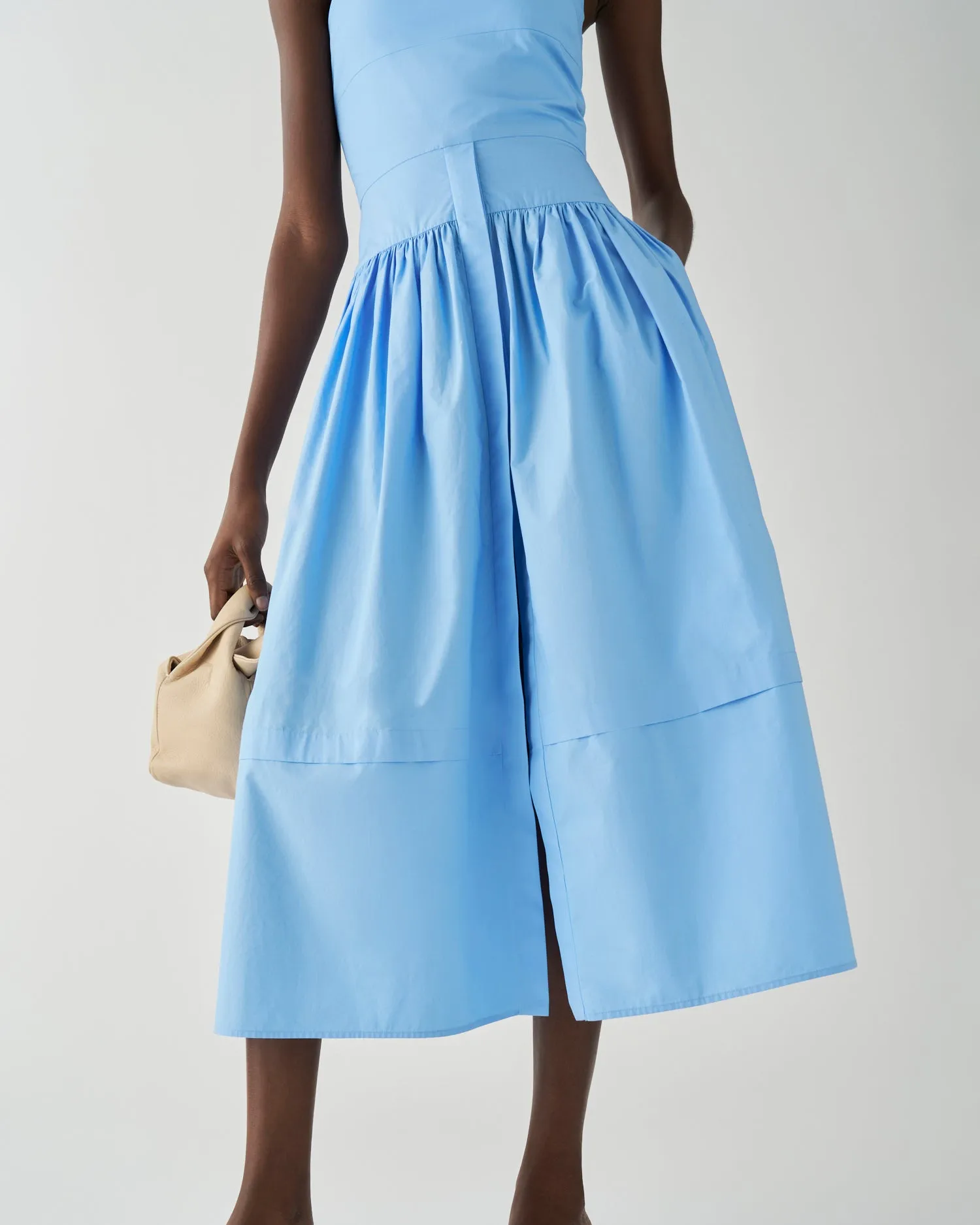 Issy Dress Cotton Poplin Blue sold by Rejina Pyo product image thumbnail 3