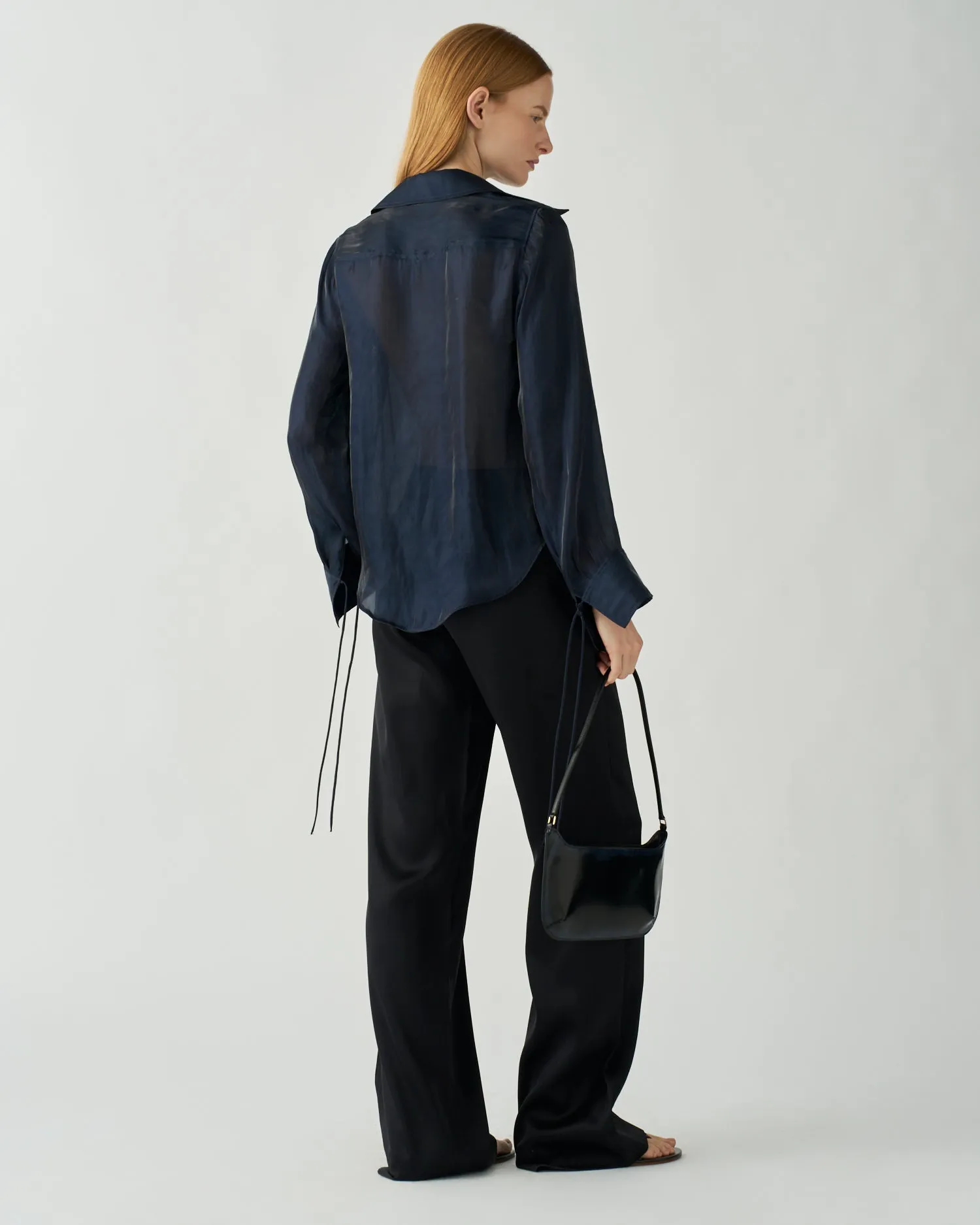 Saskia Shirt Iridescent Chiffon Midnight sold by Rejina Pyo product image thumbnail 3
