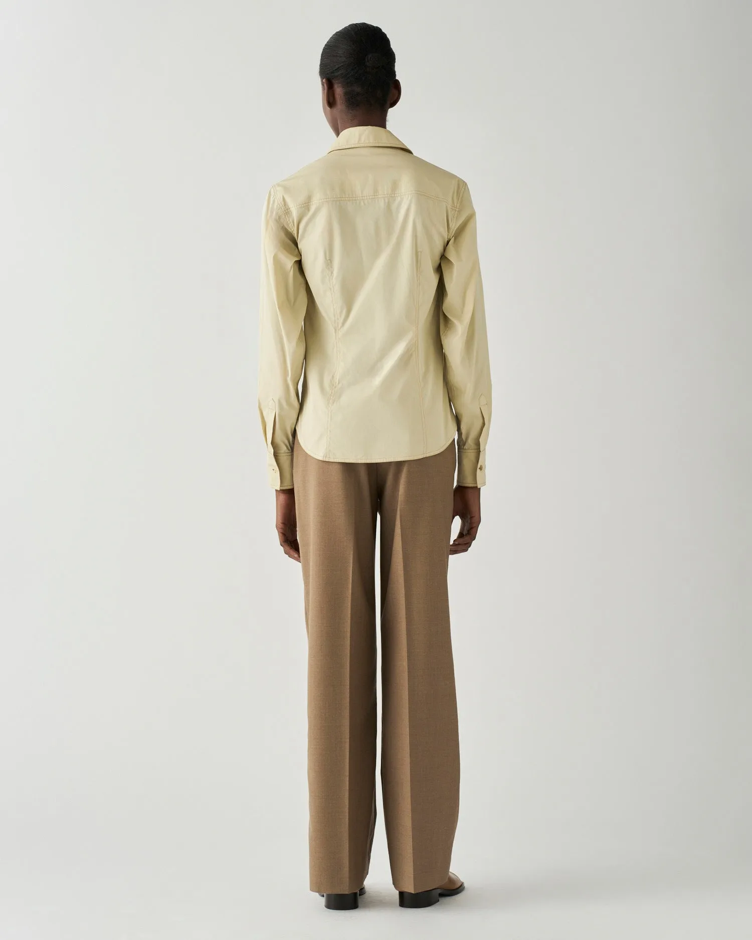 Robyn Shirt Cotton Poplin Butter sold by Rejina Pyo product image thumbnail 5