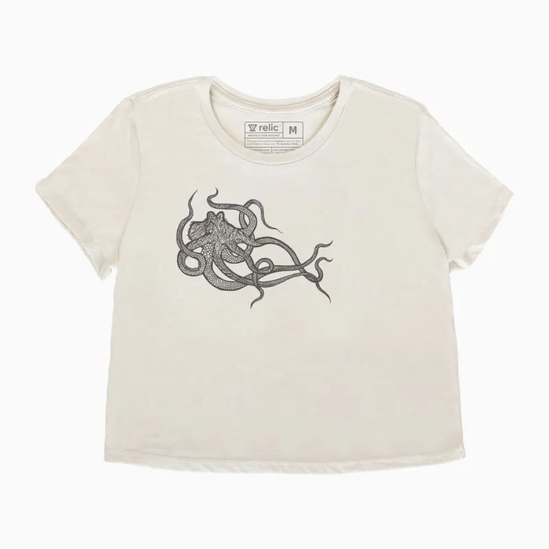 Women's Octopus Crop Top sold by Relic