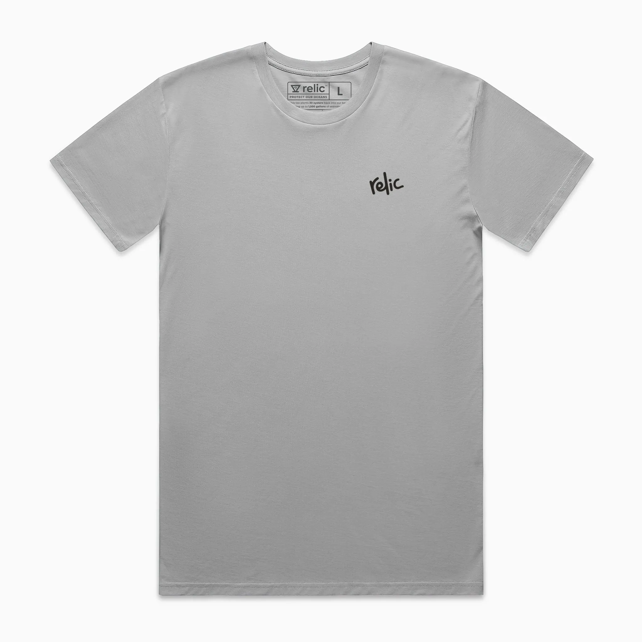 Oyster Tee - Grey sold by Relic product image thumbnail 2