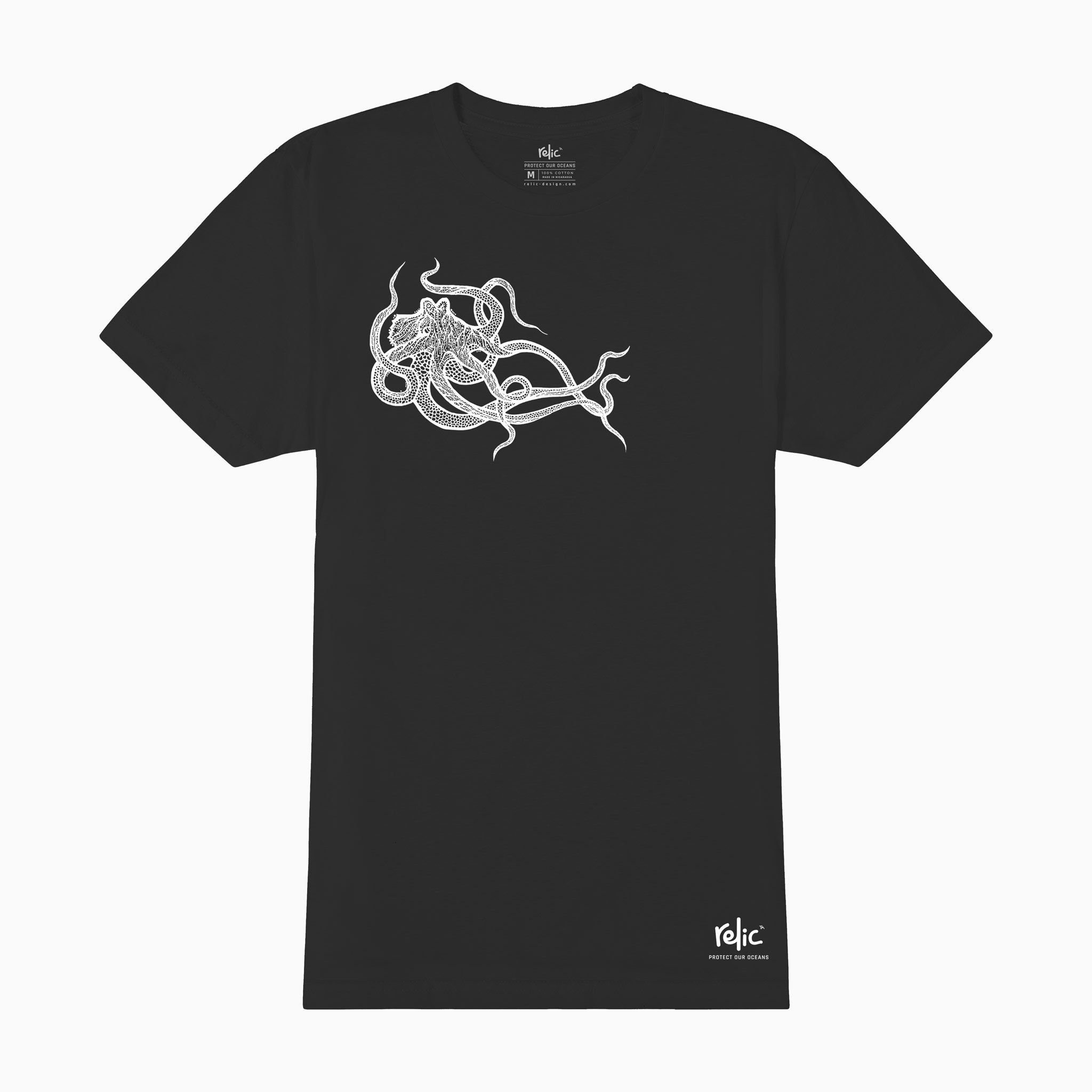 Octopus Tee - Black sold by Relic