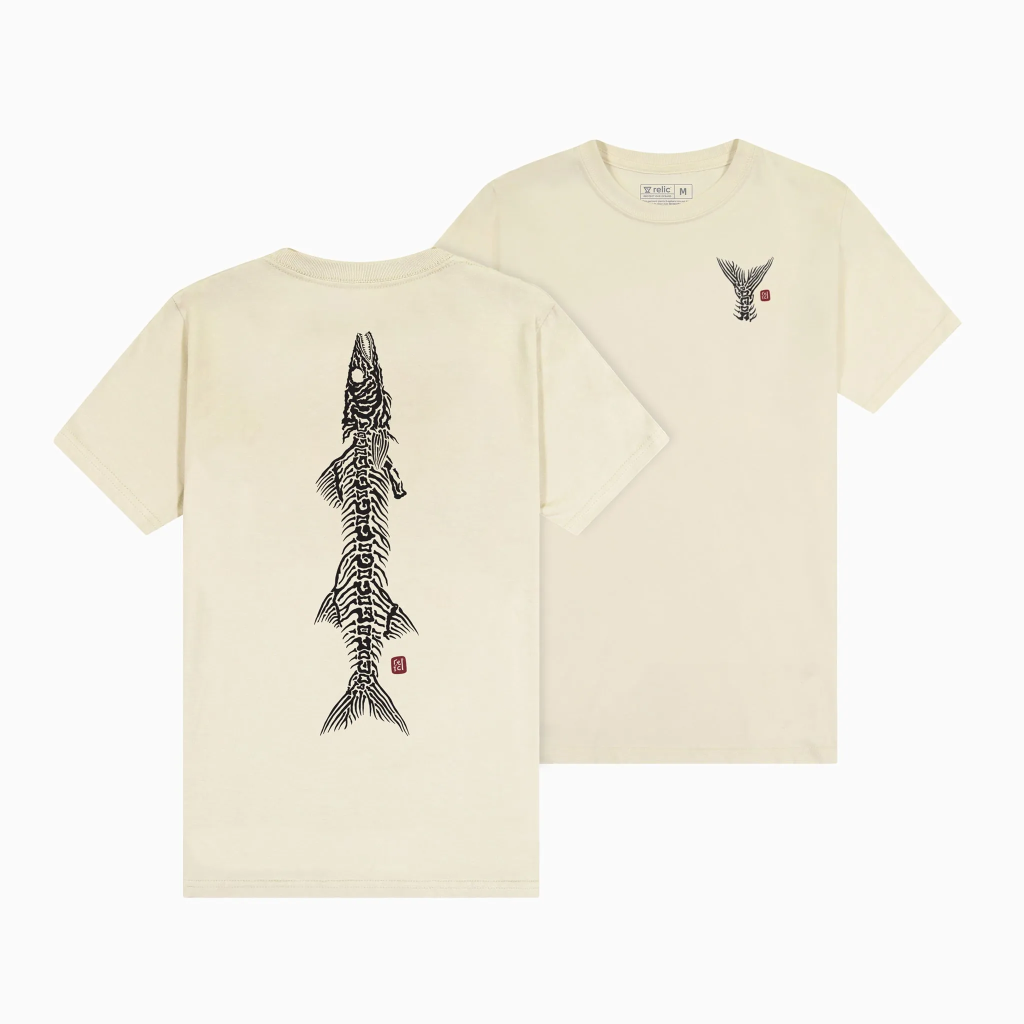 Barracuda Tee - Natural Organic sold by Relic