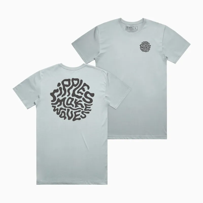Ripples Make Waves Tee - Mist sold by Relic