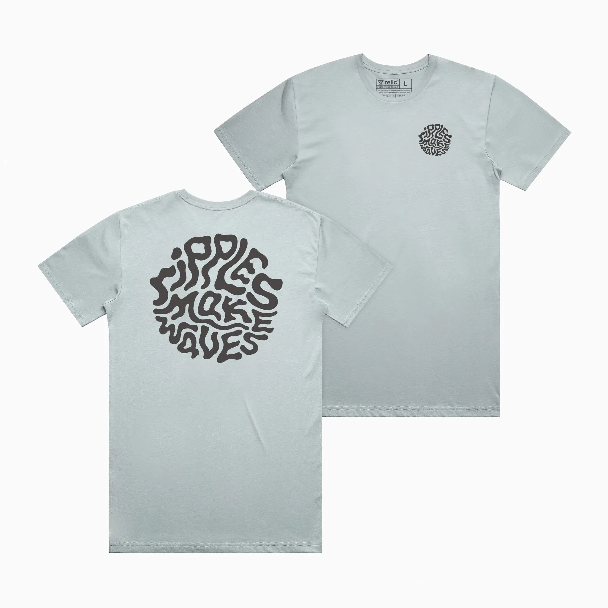 Ripples Make Waves Tee - Mist sold by Relic