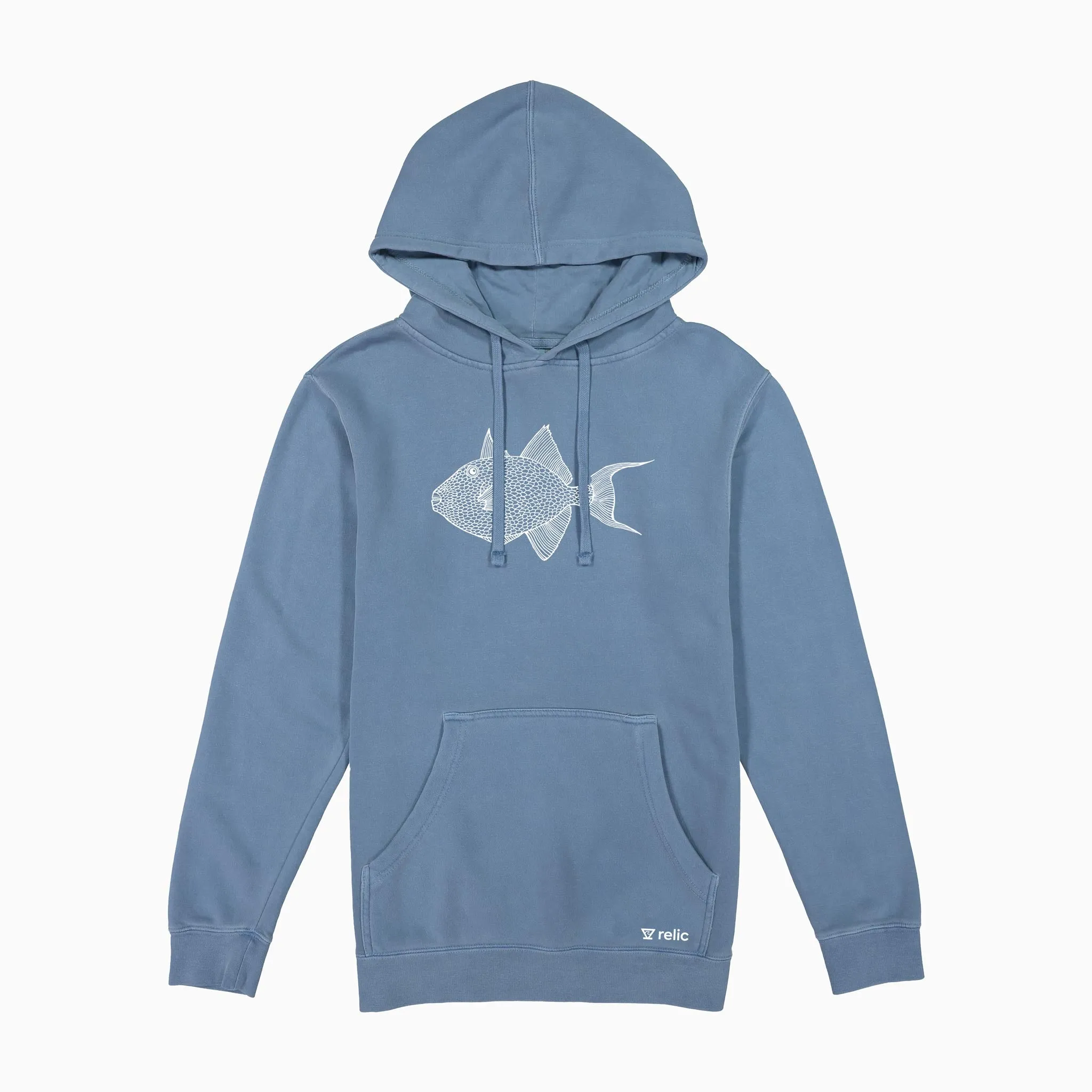 Triggerfish Hoodie - Peconic Blue sold by Relic