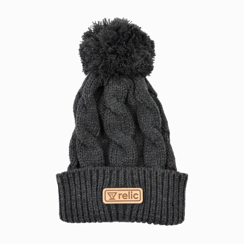 Pom Beanie | Charcoal sold by Relic