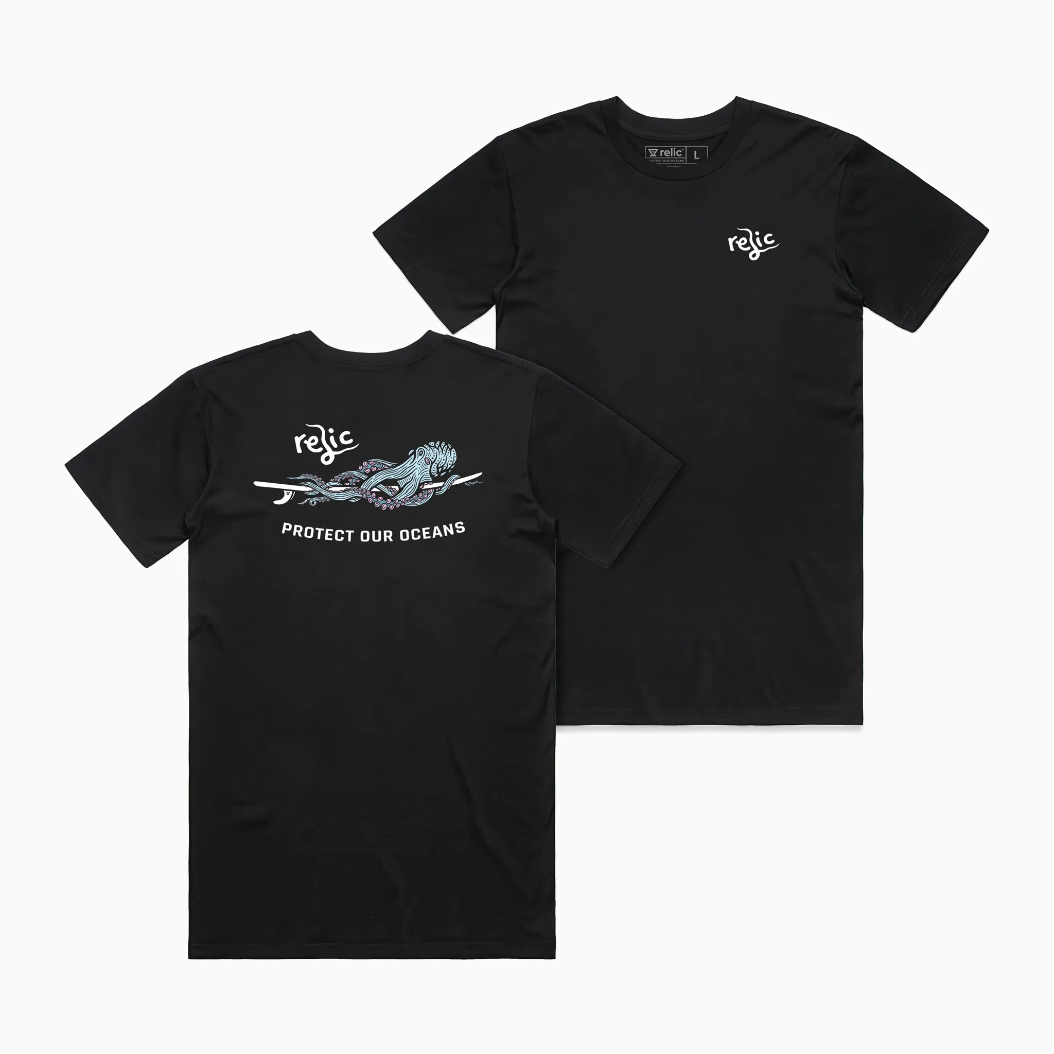 Surf Octo Tee - Black sold by Relic product image thumbnail 2