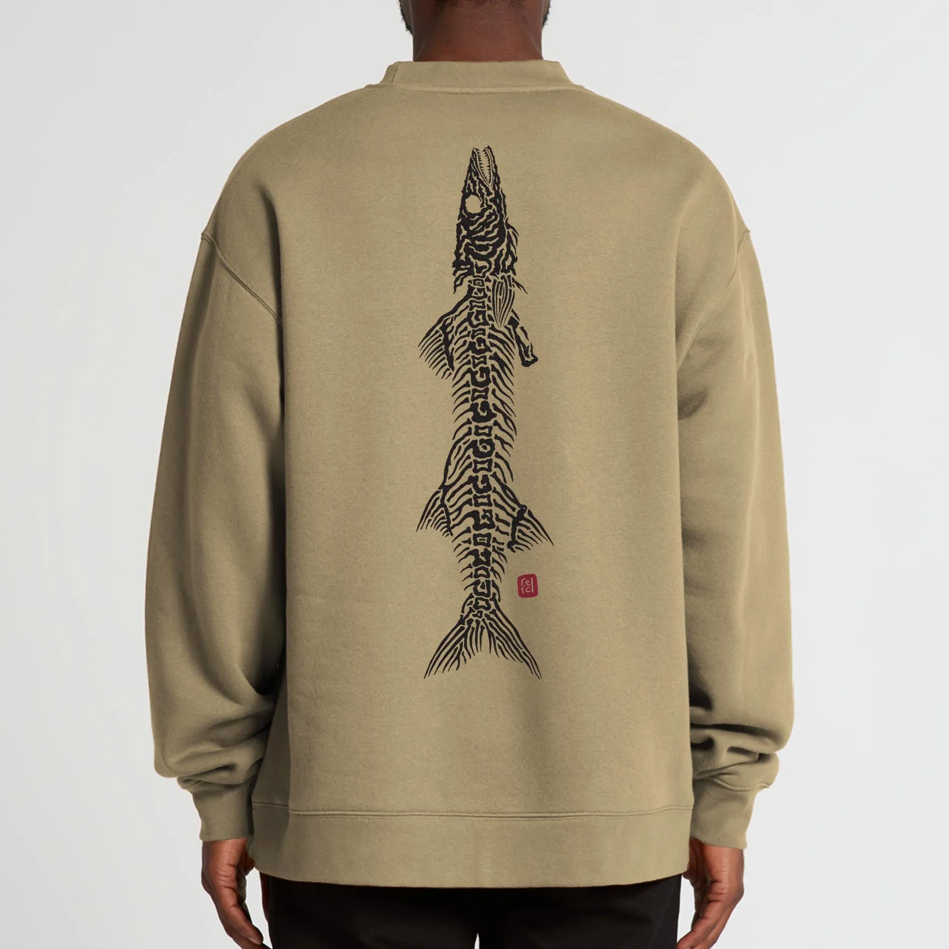 Recycled Barracuda Crew Neck - Sand sold by Relic product image thumbnail 2