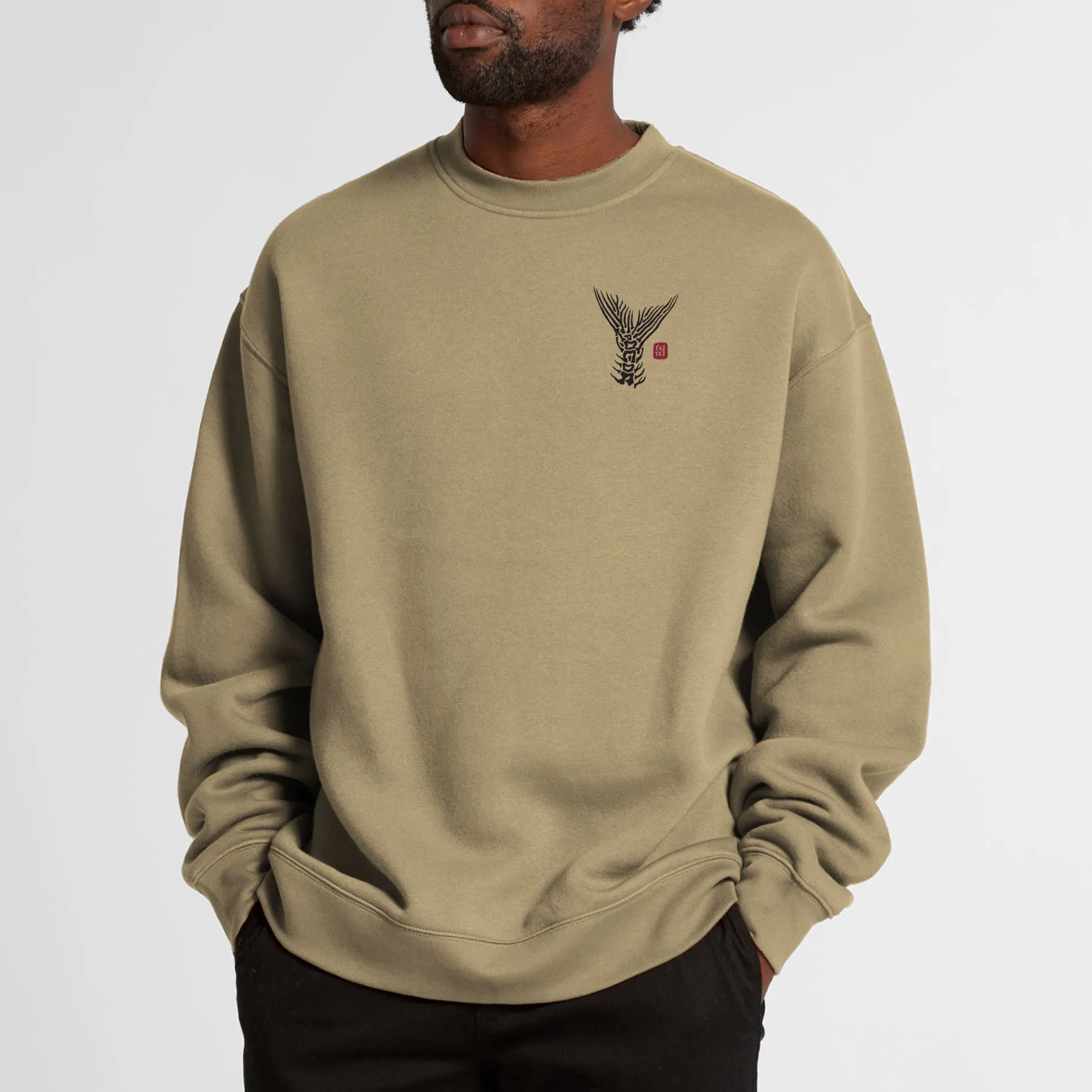 Recycled Barracuda Crew Neck - Sand sold by Relic product image thumbnail 3