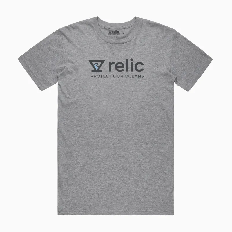 Relic Team Tee - Heather Gray sold by Relic