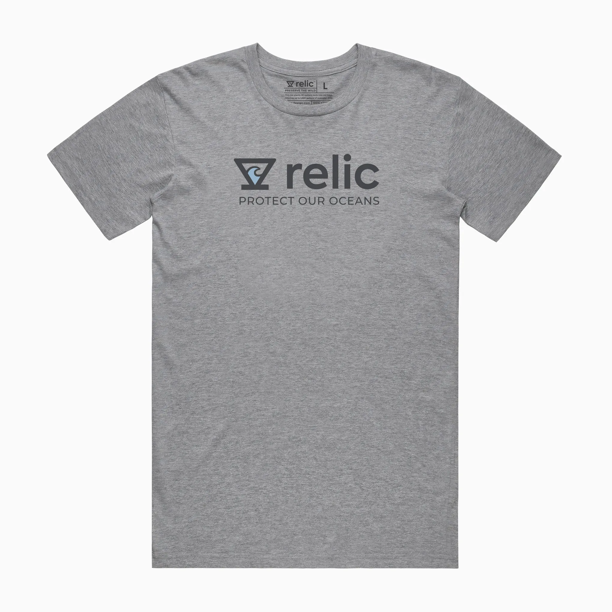 Relic Team Tee - Heather Gray sold by Relic