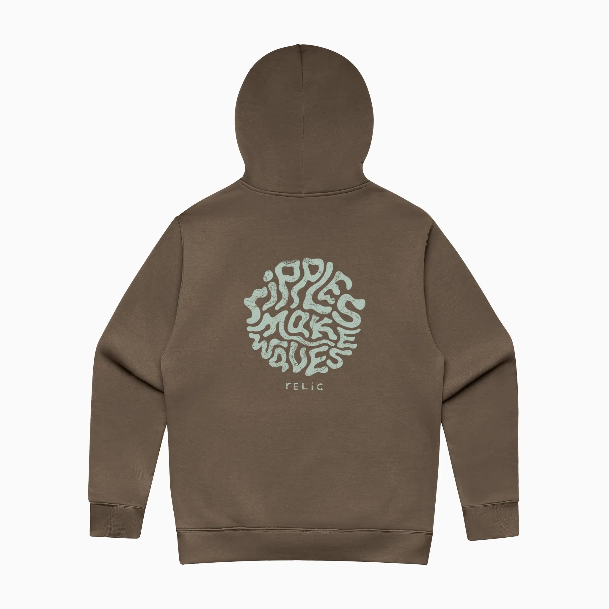 Recycled Ripples Make Waves Hoodie - Mudrock sold by Relic product image thumbnail 3