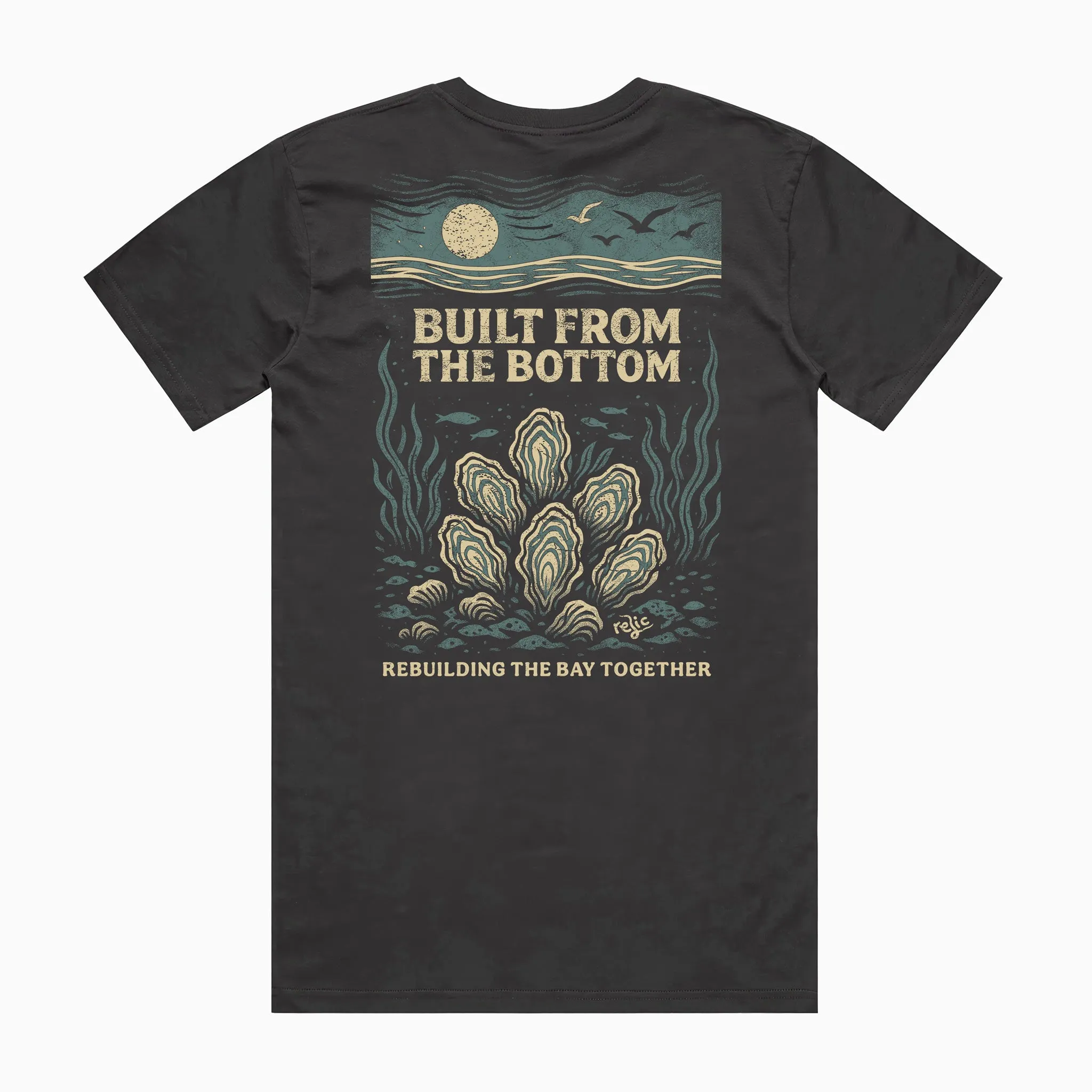Built From The Bottom Tee - Faded Black sold by Relic product image thumbnail 2