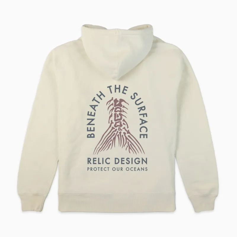 Beneath The Surface Hoodie - Bone sold by Relic