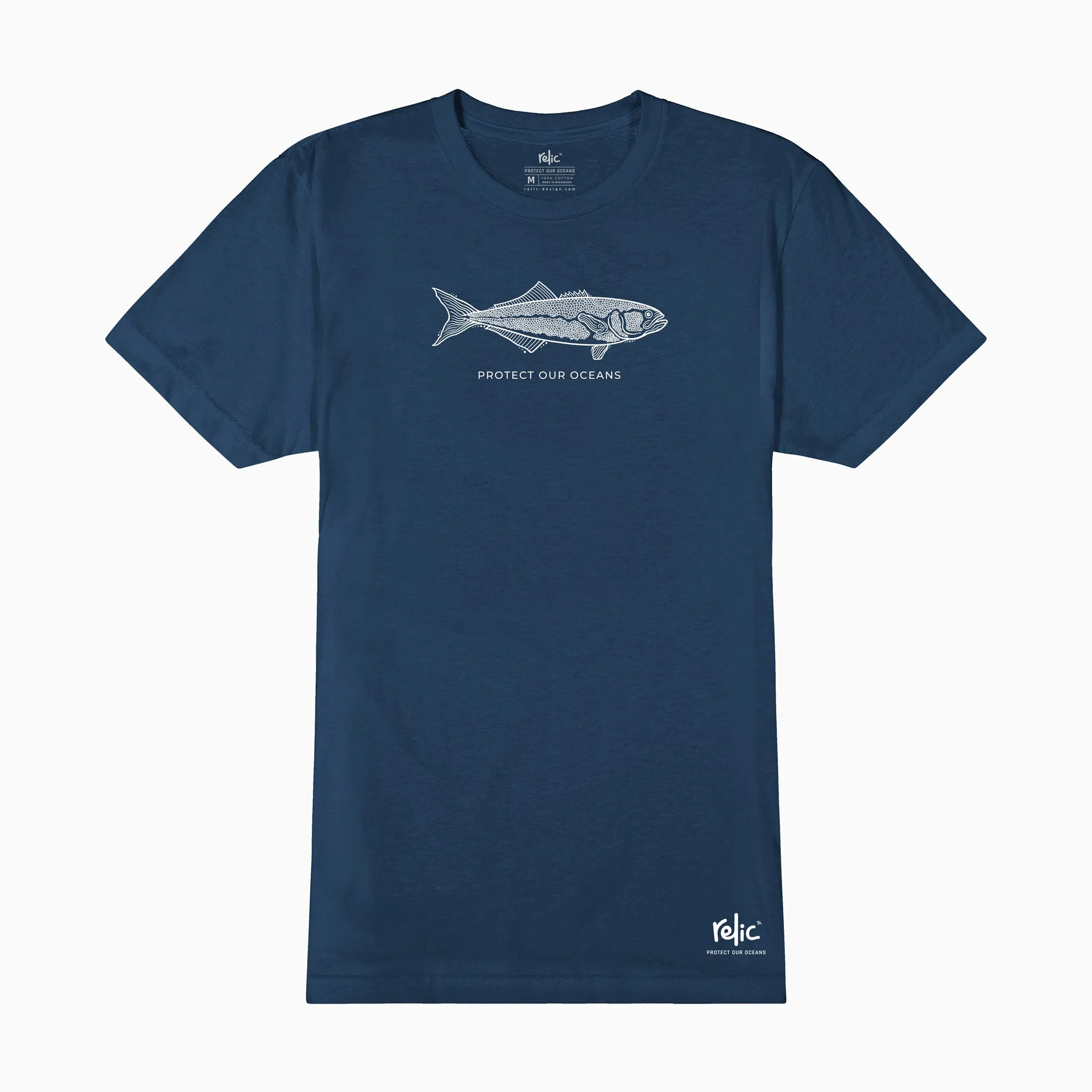 Bluefish Tee - Navy sold by Relic