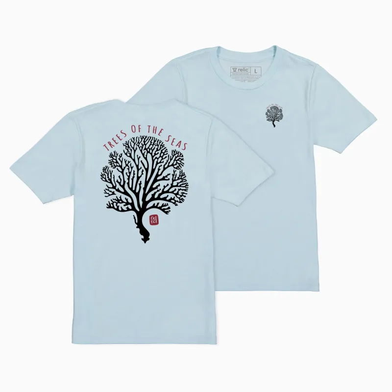 Trees of the Seas Tee - Light Blue sold by Relic
