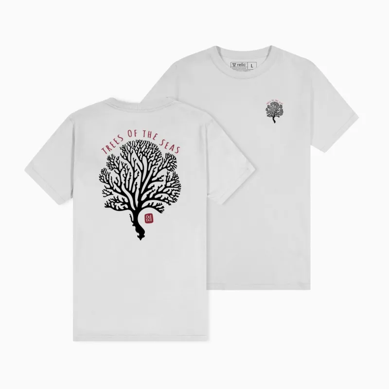 Trees of the Seas Tee - Light Gray Organic sold by Relic