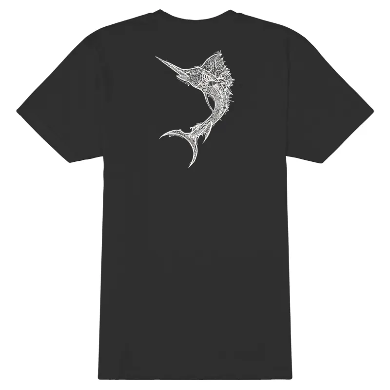 Sailfish Tee - Graphite Black sold by Relic