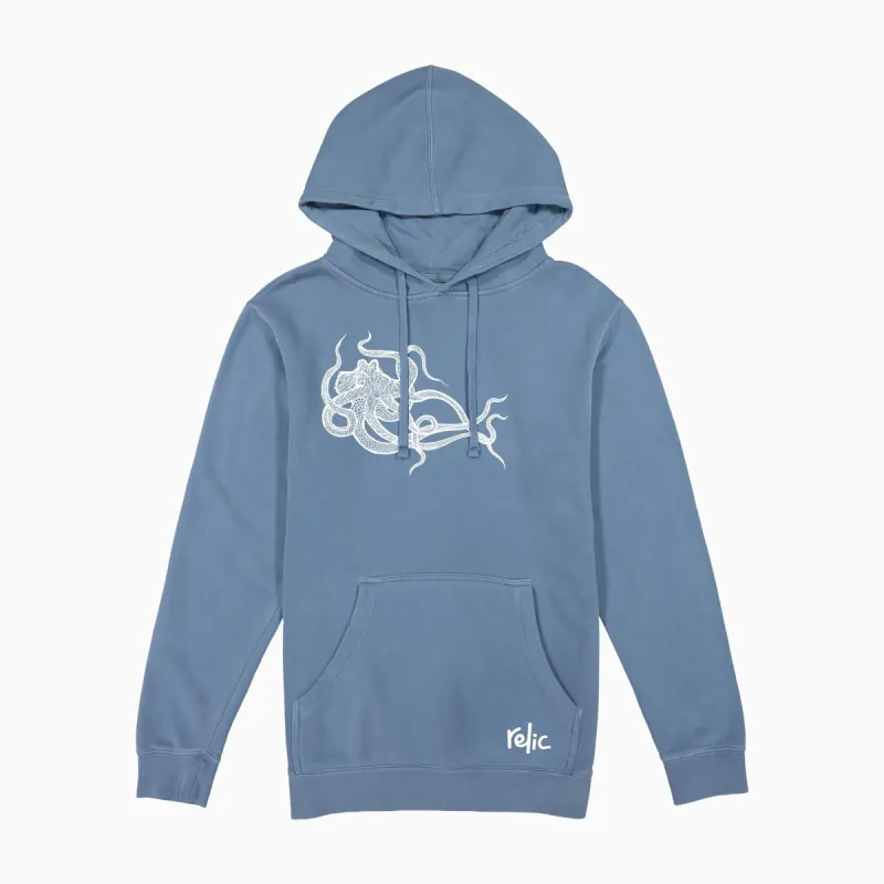 Octopus Hoodie - Peconic Blue sold by Relic