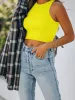 Fashionista’s Dream Crop Top-Yellow sold by ReoRia