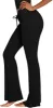Flare Lounge Pants Ruched Ribbed Flowy Bell Bottoms Leggings sold by ReoRia