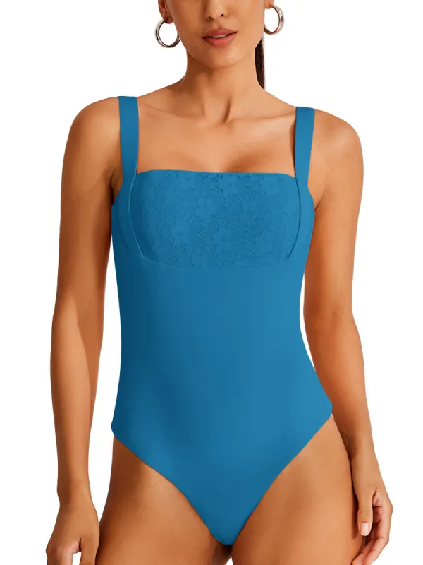 Square Neck Bodysuits Tank Tops Designer Collection sold by ReoRia