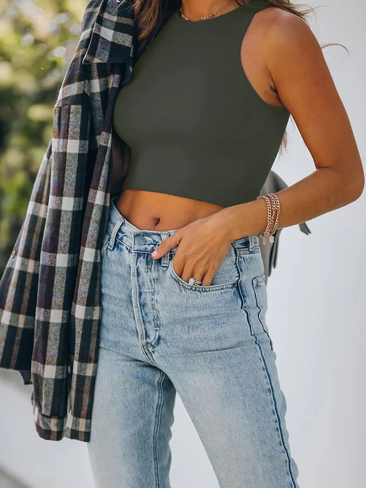 Fashionista’s Dream Crop Top-Grey sold by ReoRia product image thumbnail 2