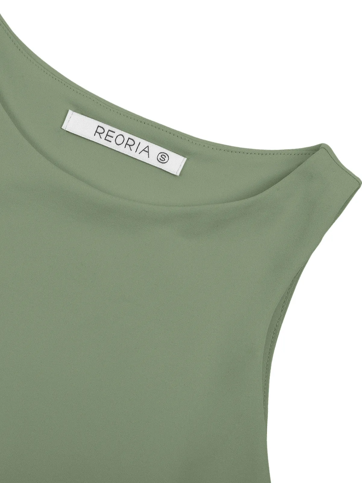 Fashionista’s Dream Crop Top-Olive Green sold by ReoRia product image thumbnail 5