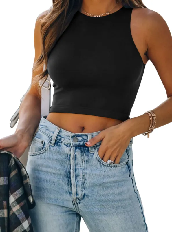 Fashionista’s Dream Crop Top-Black sold by ReoRia