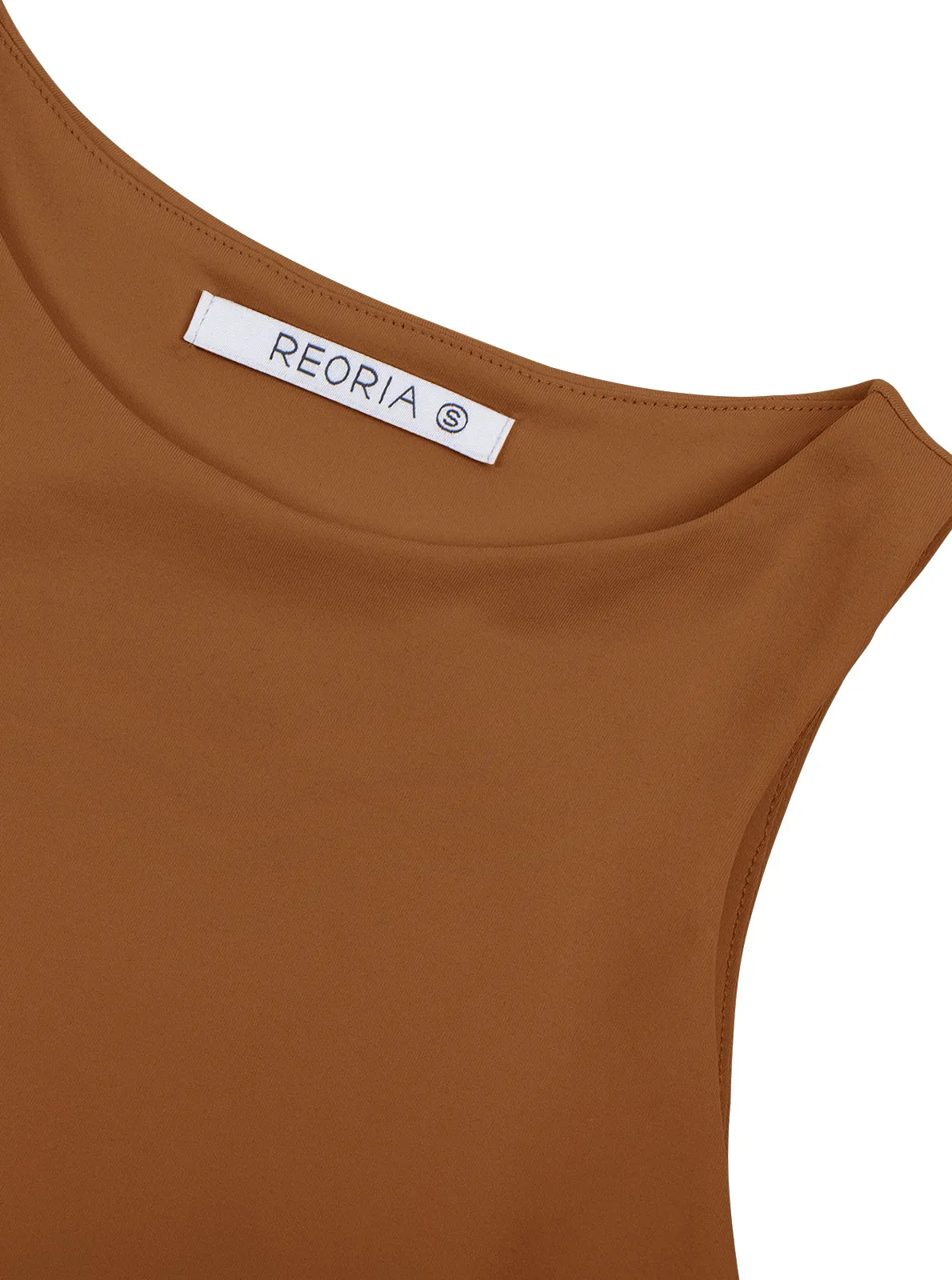 Fashionista’s Dream Crop Top-Brown sold by ReoRia product image thumbnail 5