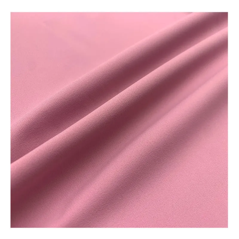 Butsmooth Polyester spandex double knitted fabric sold by ReoRia