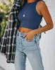 Fashionista’s Dream Crop Top-Deep Blue sold by ReoRia