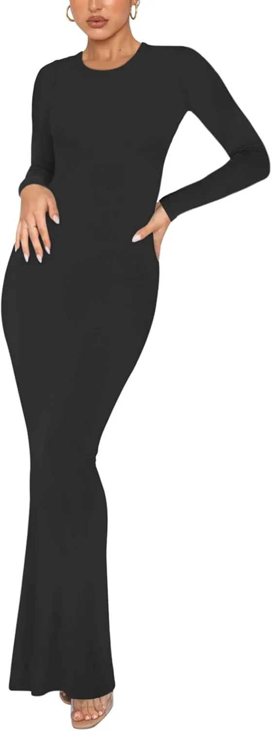 Minimalist Long Sleeve Mermaid Dress sold by ReoRia product image thumbnail 2