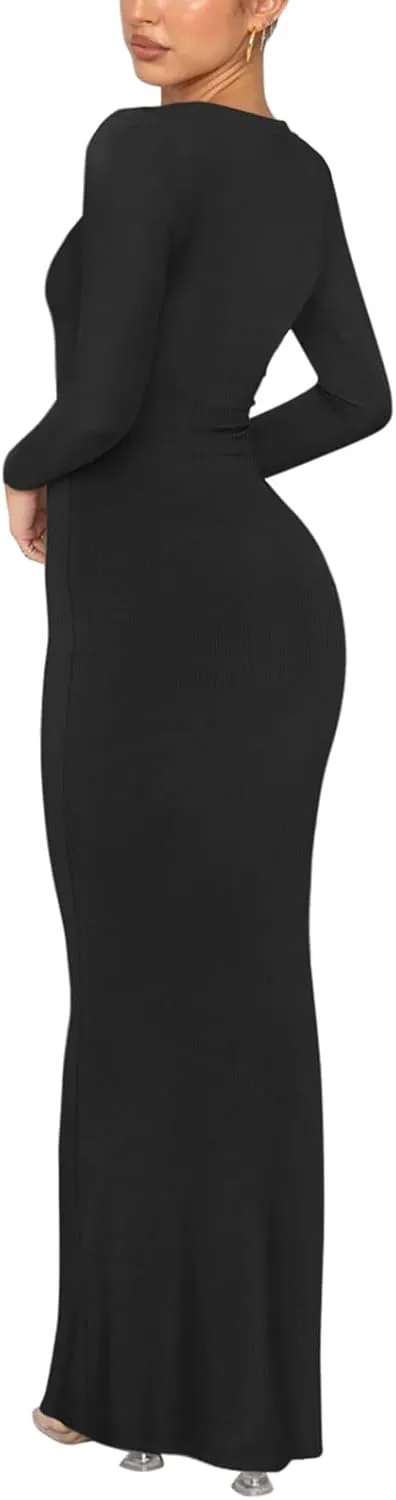 Minimalist Long Sleeve Mermaid Dress sold by ReoRia product image thumbnail 4