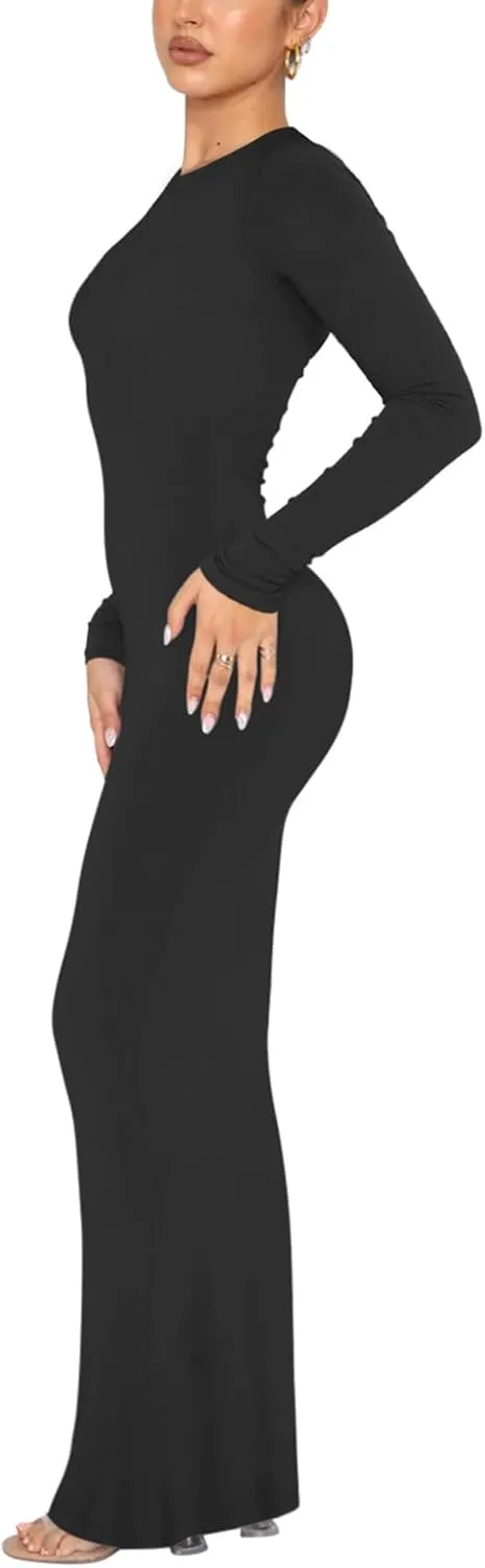 Minimalist Long Sleeve Mermaid Dress sold by ReoRia product image thumbnail 3