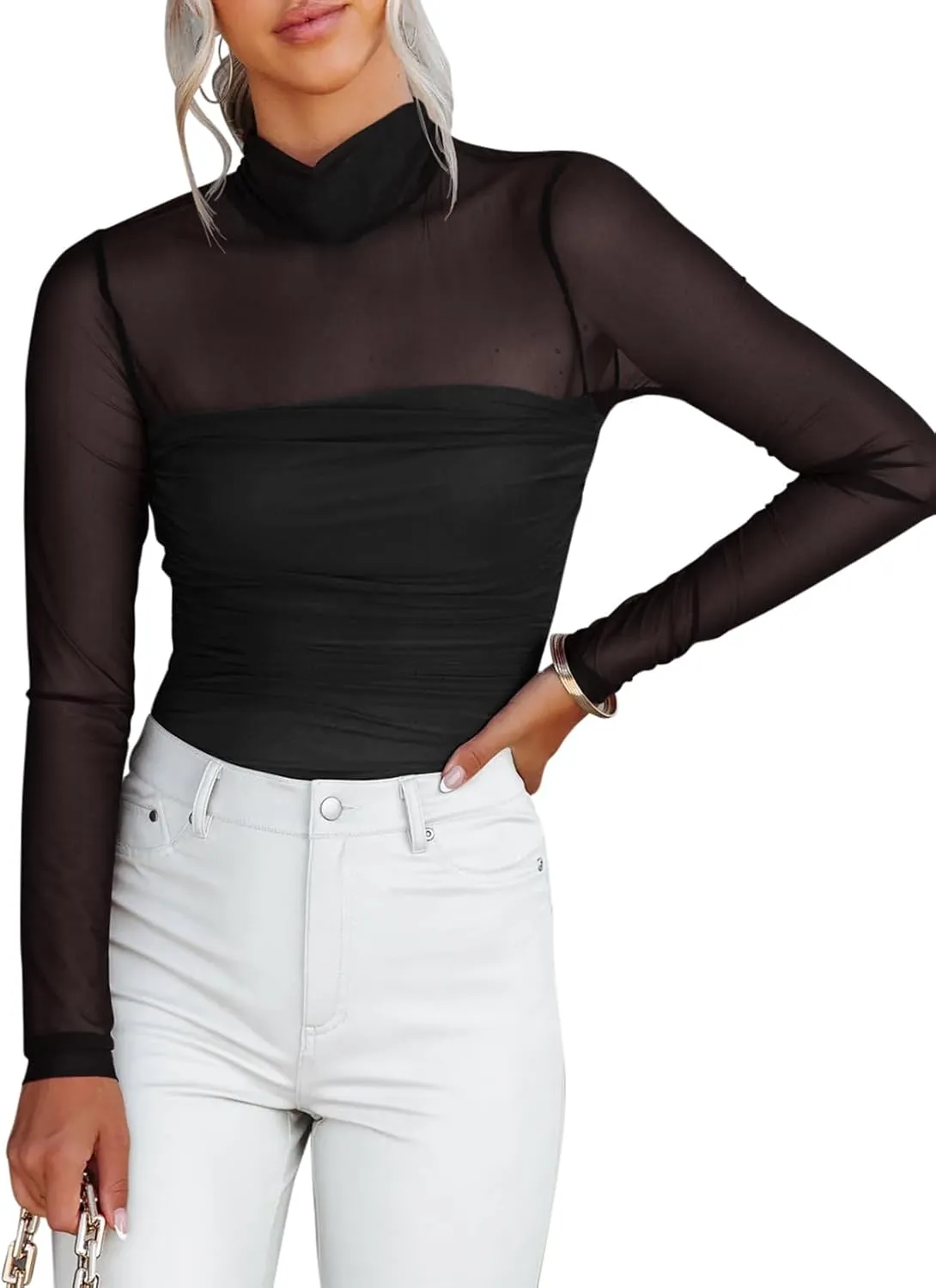 Veil of Night Turtleneck Top sold by ReoRia product image thumbnail 3