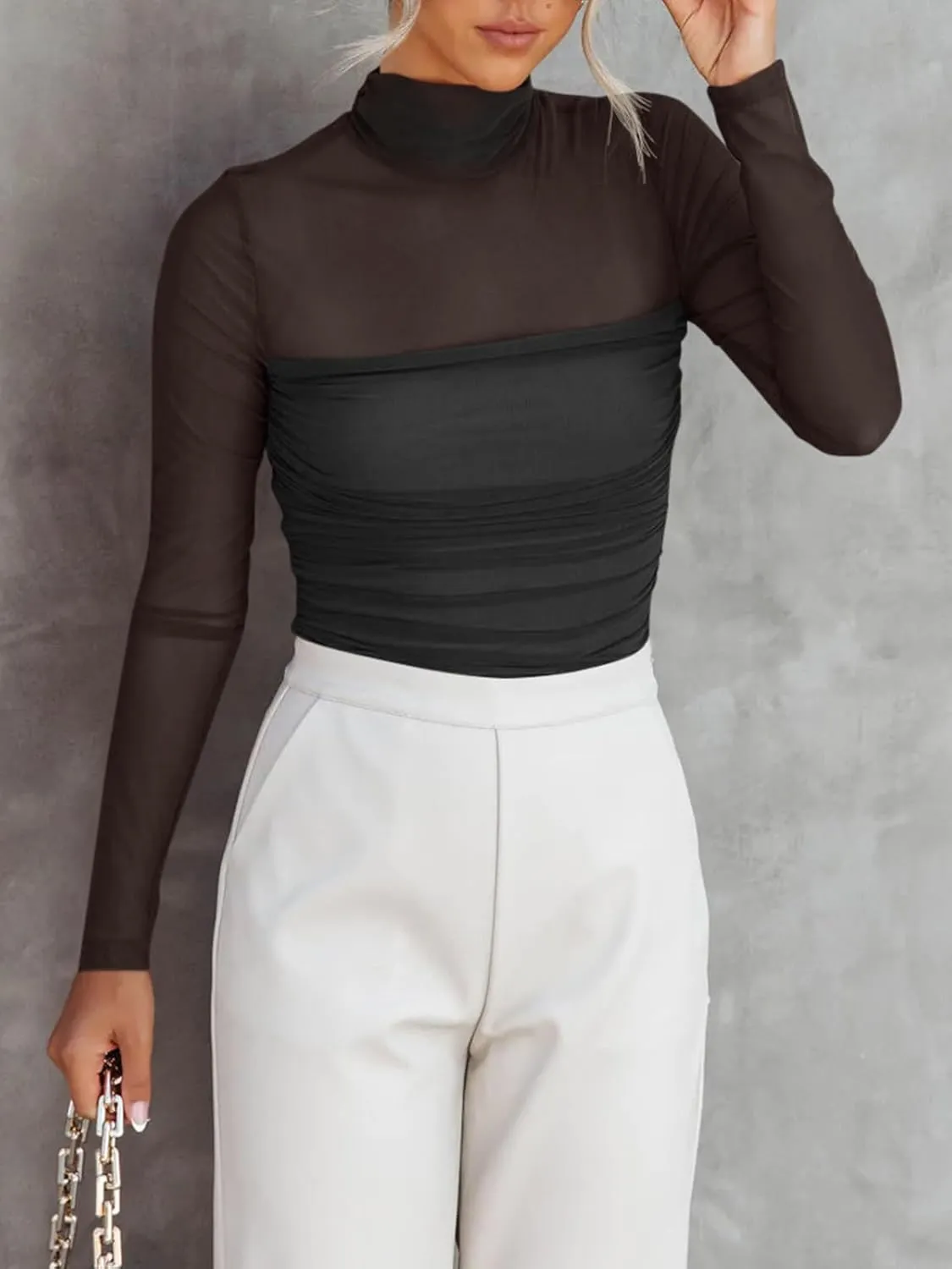 Veil of Night Turtleneck Top sold by ReoRia product image thumbnail 5